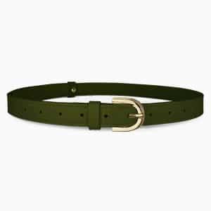 Custom-made Pliable Narrow Leather Belt Available in any Colour- 1