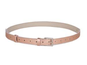 Rosegold leather belt