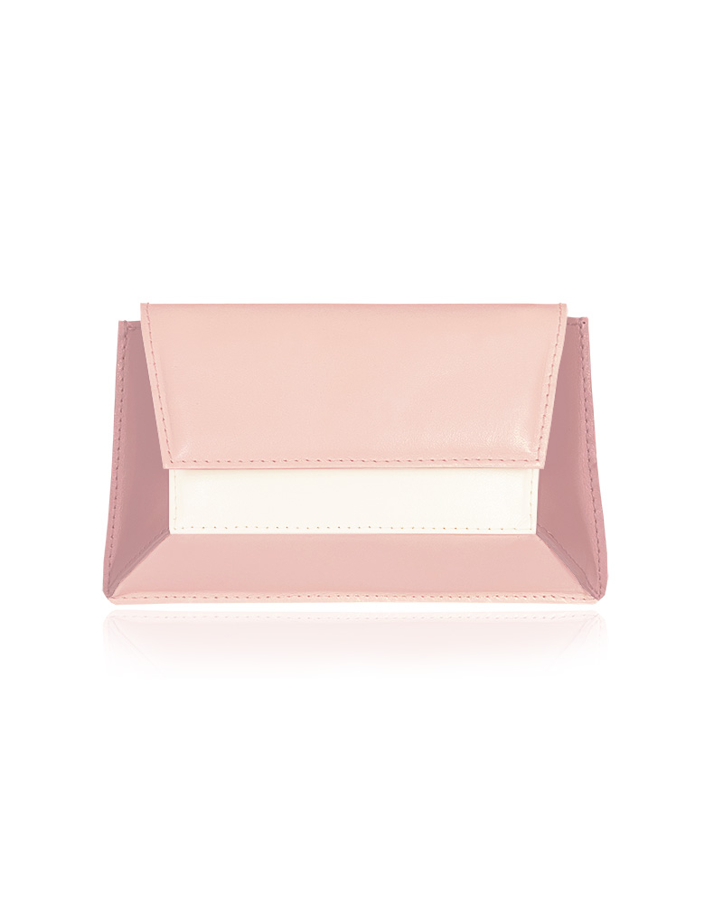 GEM mini - ROZE, PÚDER, FEHÉR - keresztpánttal, ezüst kellékekkel
