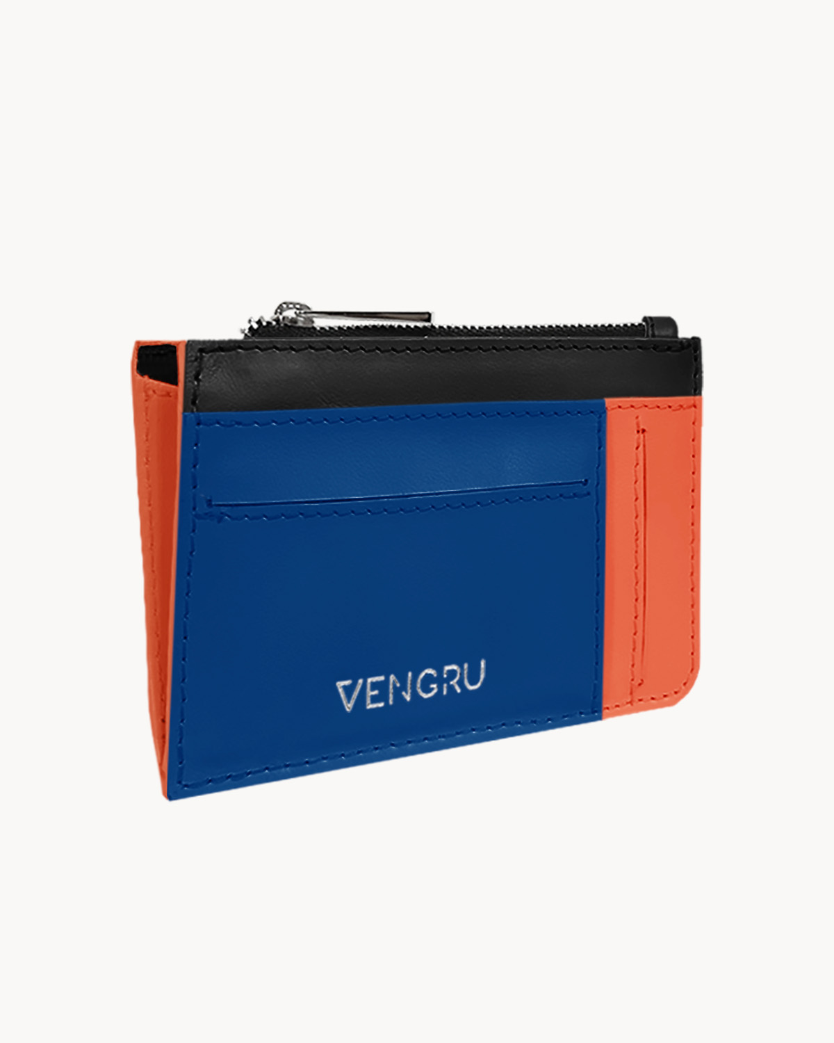 Vengru Mini tárca multicolor- kobalt narancs fekete