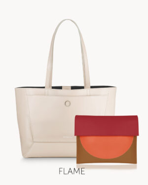 Női üzleti bőrtáska VNGR – Beige AUTUMN - Image 15