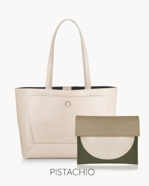 Női üzleti bőrtáska VNGR – Beige AUTUMN - Image 12
