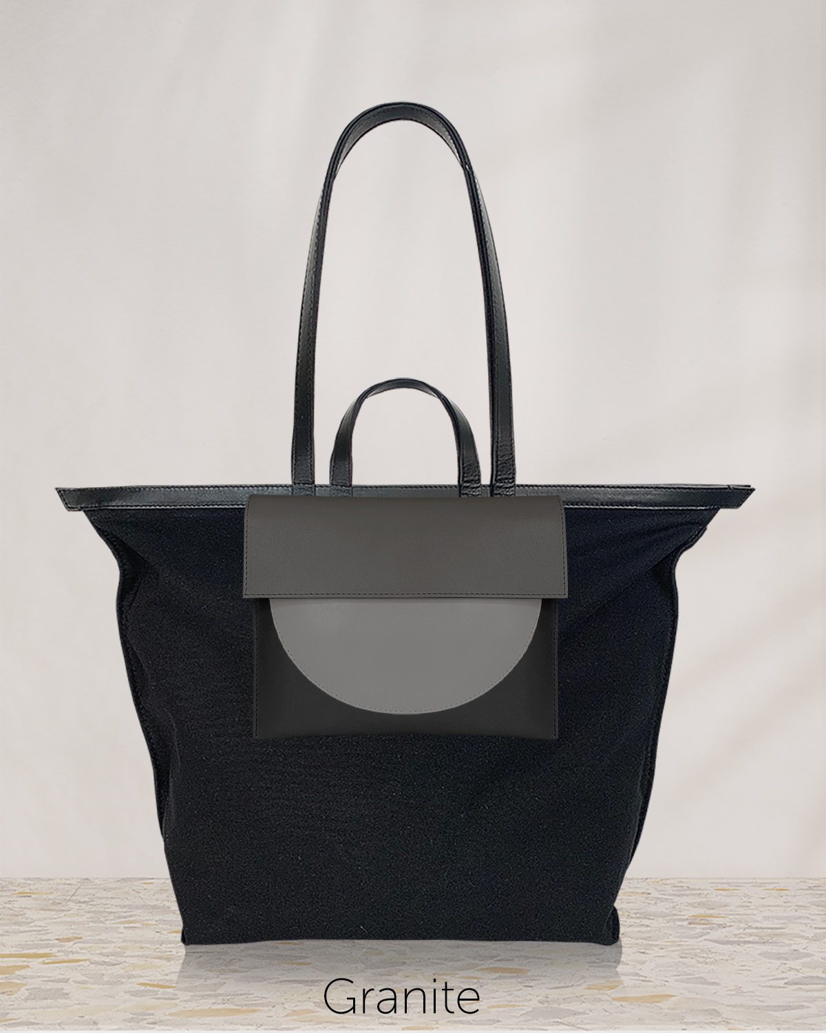 Vászontáska U borítéktáska szett - granite