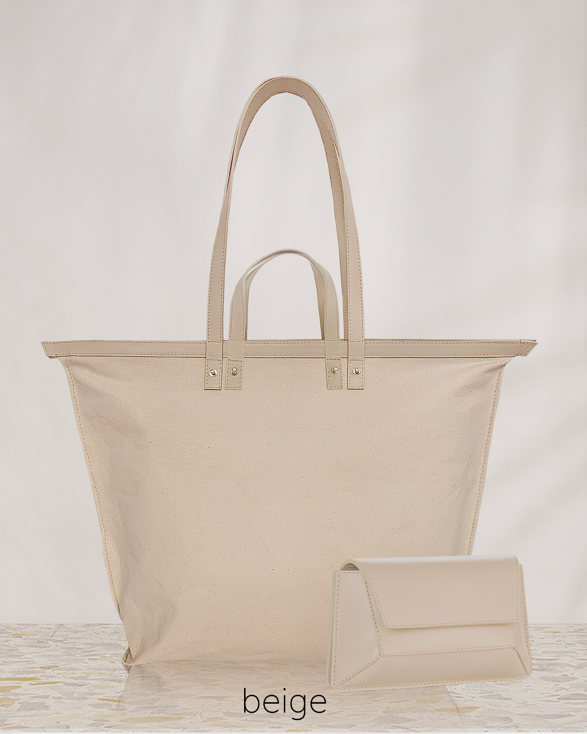 Vászontáska GEM mini szett - beige