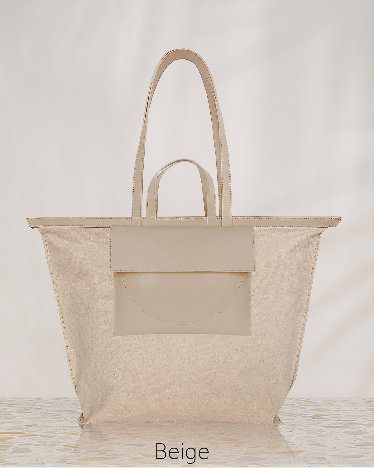 Vászontáska U borítéktáska szett - Beige