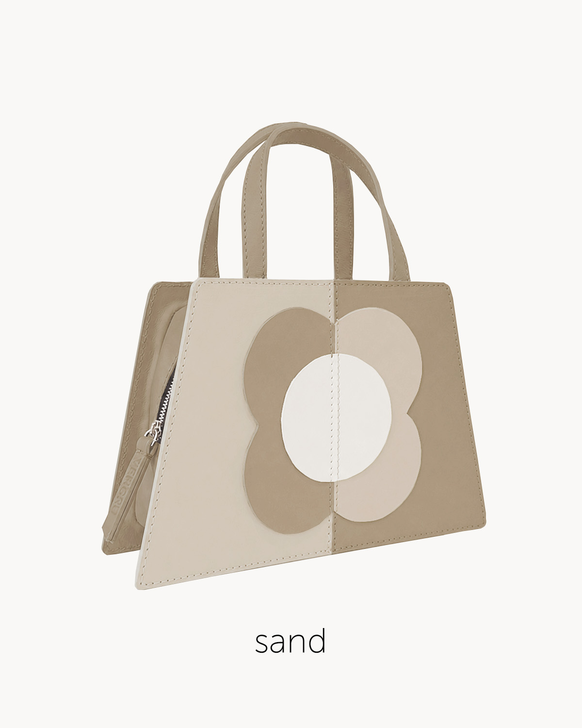 The Floral Emblem - sand - designer táska