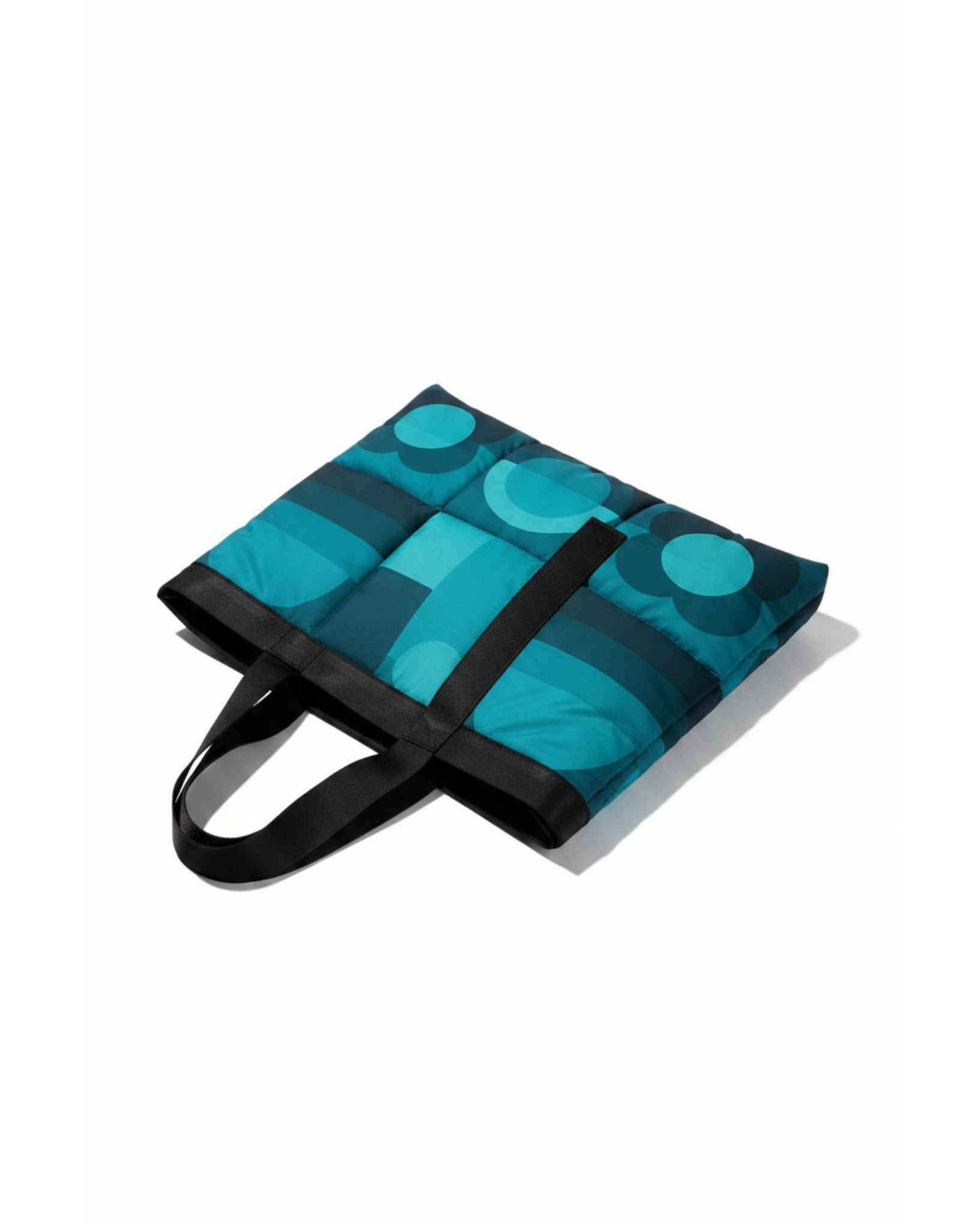 Nagy méretű női shopper táska türkiz - Image 3