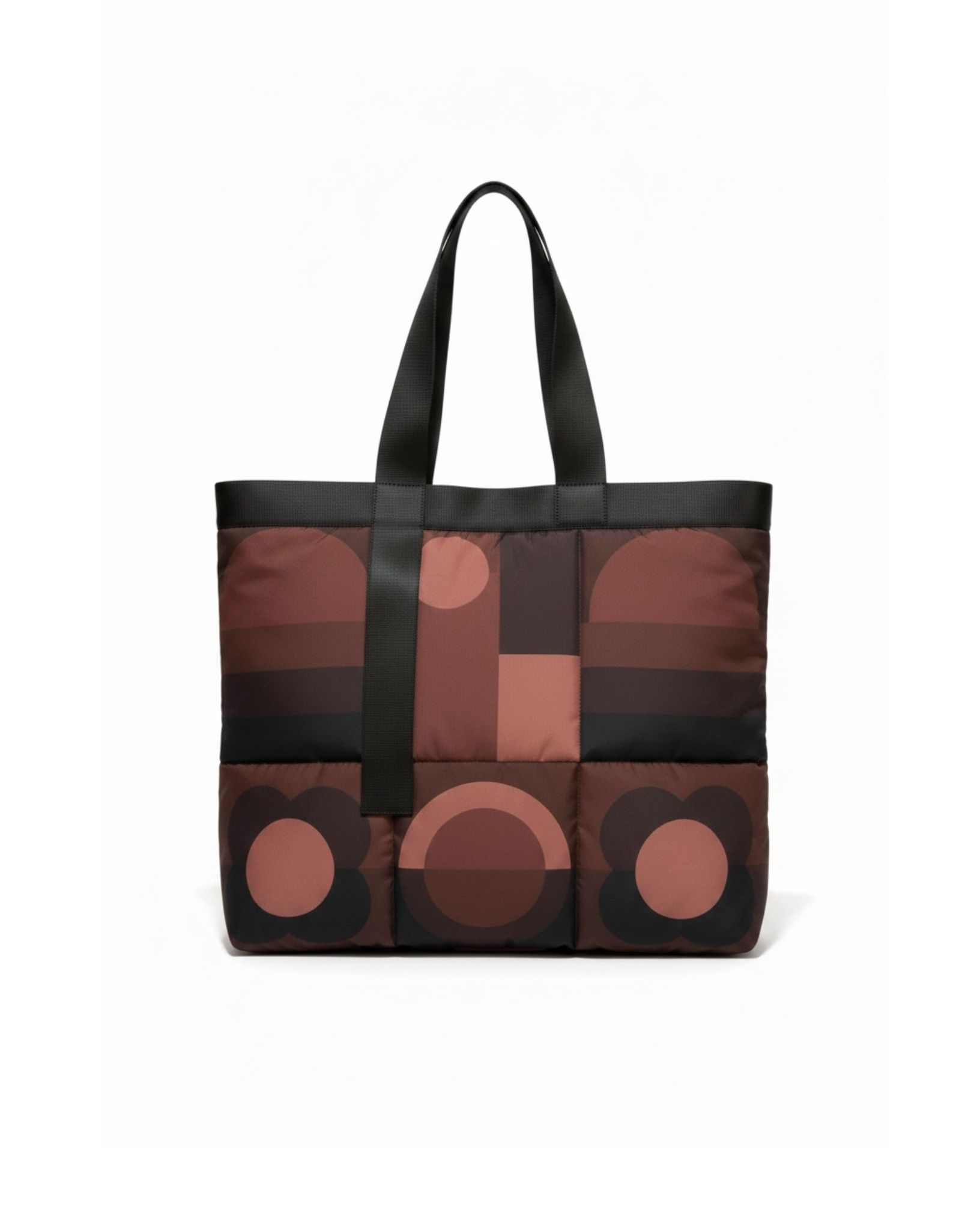 Nagy méretű női shopper táska burgundi