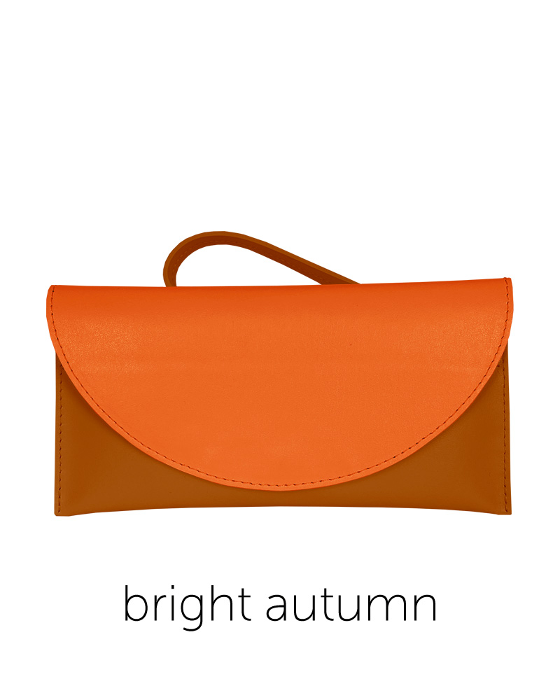 Bőr pénztárca - bright autumn