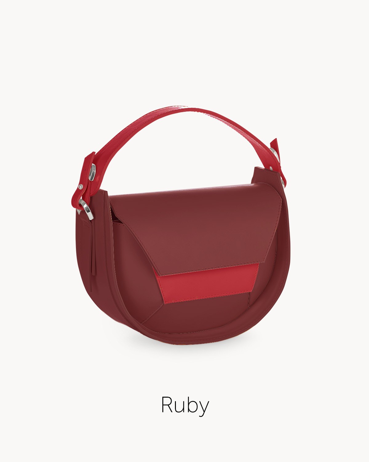 GEM in U Ruby burgundi keresztpánttal - Image 6