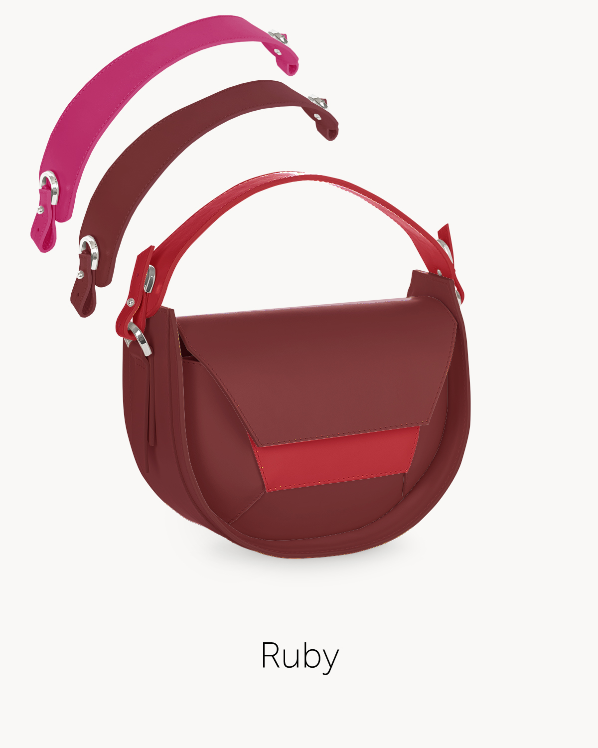GEM in U Ruby burgundi keresztpánttal - Image 2